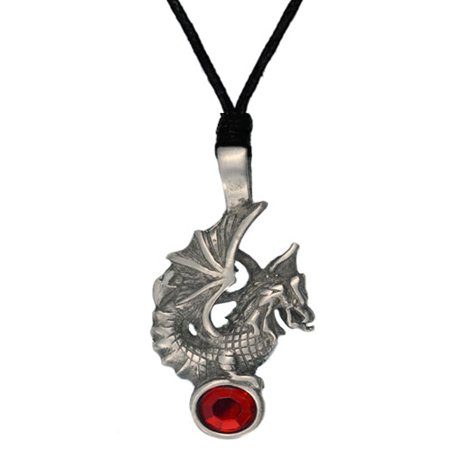 Pewter Dragon Necklace 51