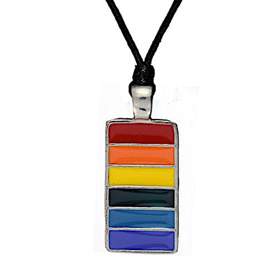LGBTQ Rainbow BTag Necklace