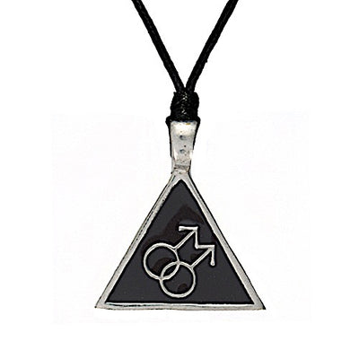 LGBTQ Double Mars Necklace
