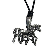 Pewter Horse Necklace 3