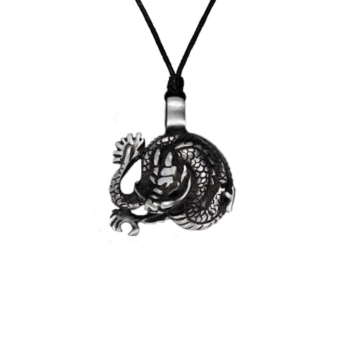 Pewter Dragon Necklace 35