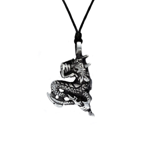 Pewter Dragon Necklace 42