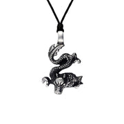 Pewter Dragon Necklace 42