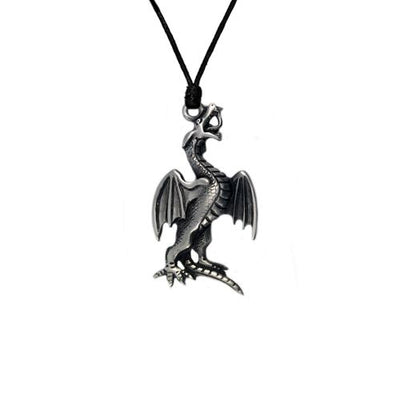 Pewter Dragon Necklace 1