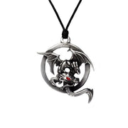 Pewter Dragon Necklace 5