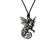 Pewter Dragon Necklace 7