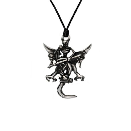 Pewter Dragon Necklace 8