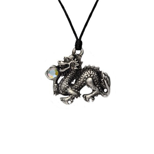 Pewter Dragon Necklace 10
