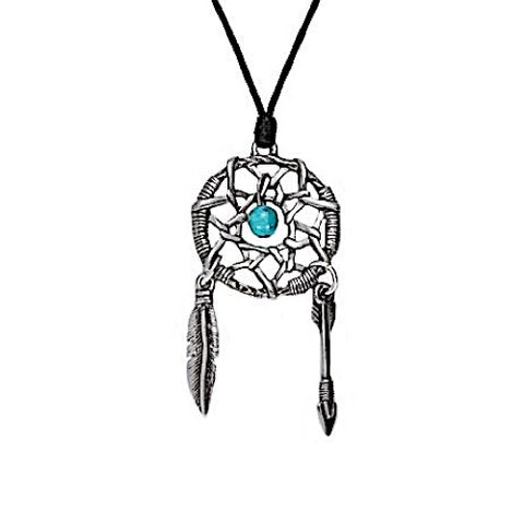 Pewter Dreamcatcher Necklace 8