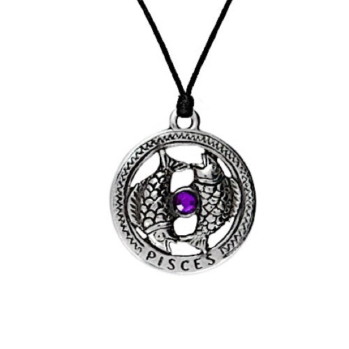 Pewter Pisces Necklace