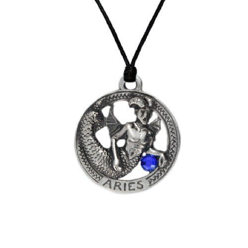 Pewter Aries Necklace