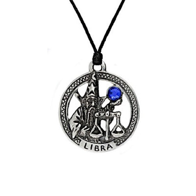 Pewter Libra Necklace