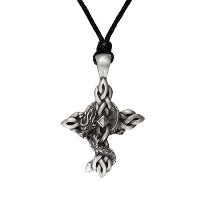 Pewter Dragon Necklace 13