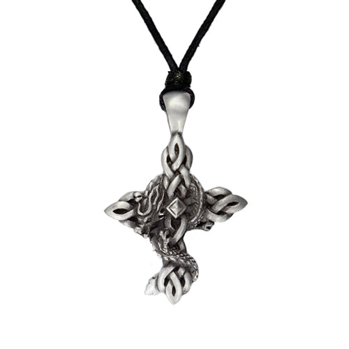 Pewter Dragon Necklace 13
