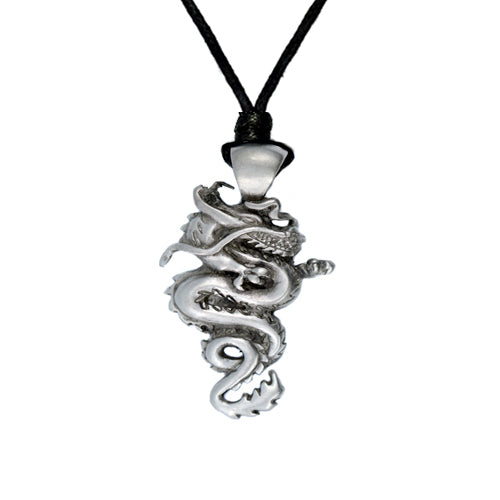 Pewter Dragon Necklace 14