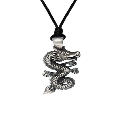 Pewter Dragon Necklace 16