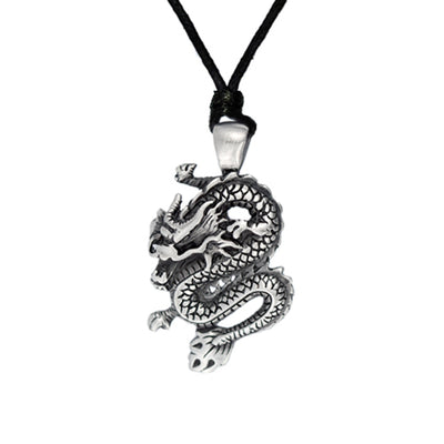 Pewter Dragon Necklace 17
