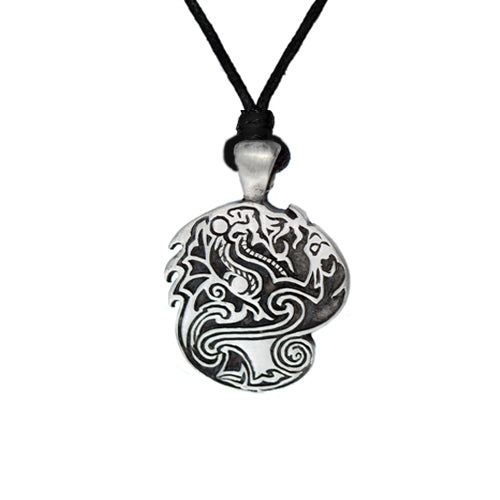 Pewter Dragon Necklace 18