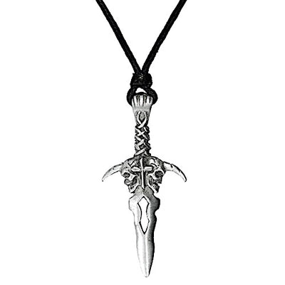 Pewter Spirit Sword Necklace 2
