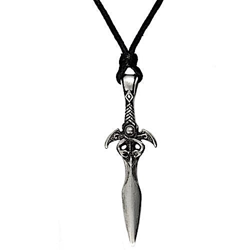 Pewter Spirit Sword Necklace 7