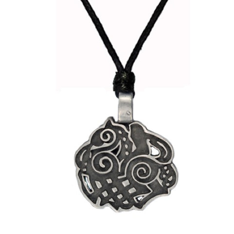 Pewter Living Symbol Necklace 12