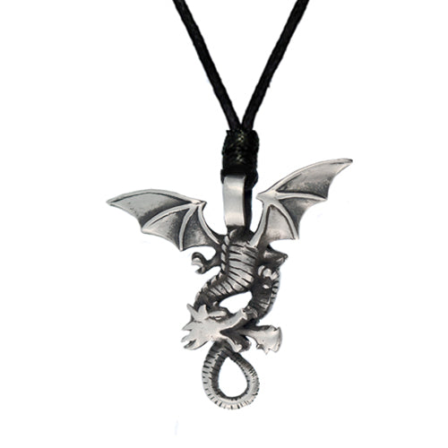 Pewter Dragon Necklace 26