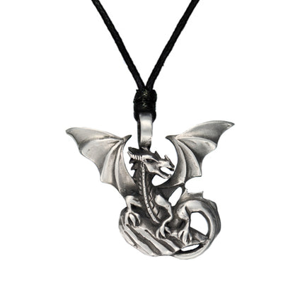 Pewter Dragon Necklace 28