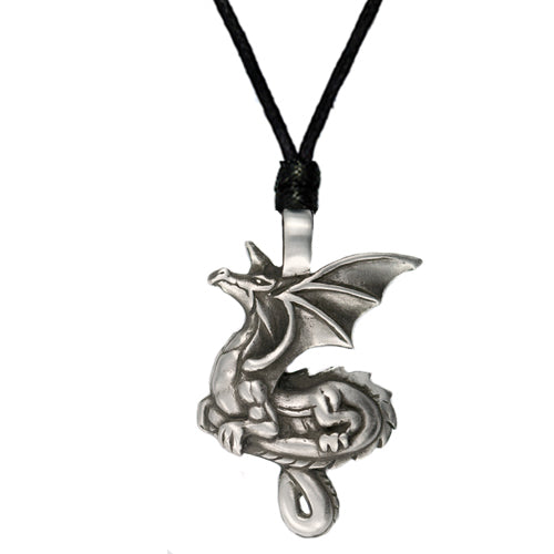 Pewter Dragon Necklace 30