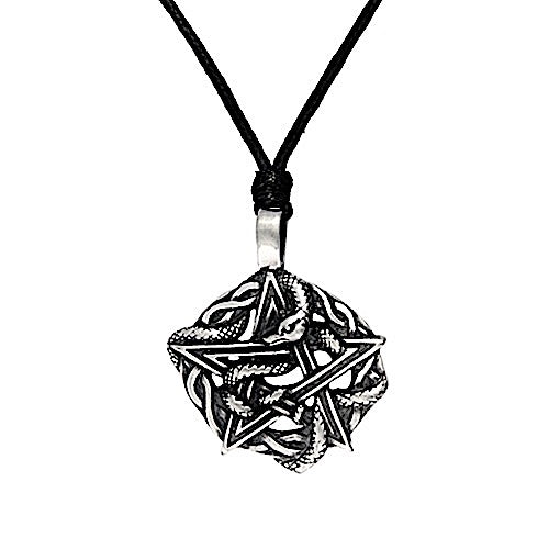 Transformation Pewter Wiccan Amulet
